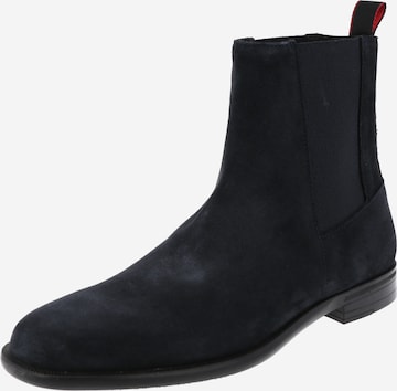 HUGO Chelsea Boots 'Kyron' in Blue: front
