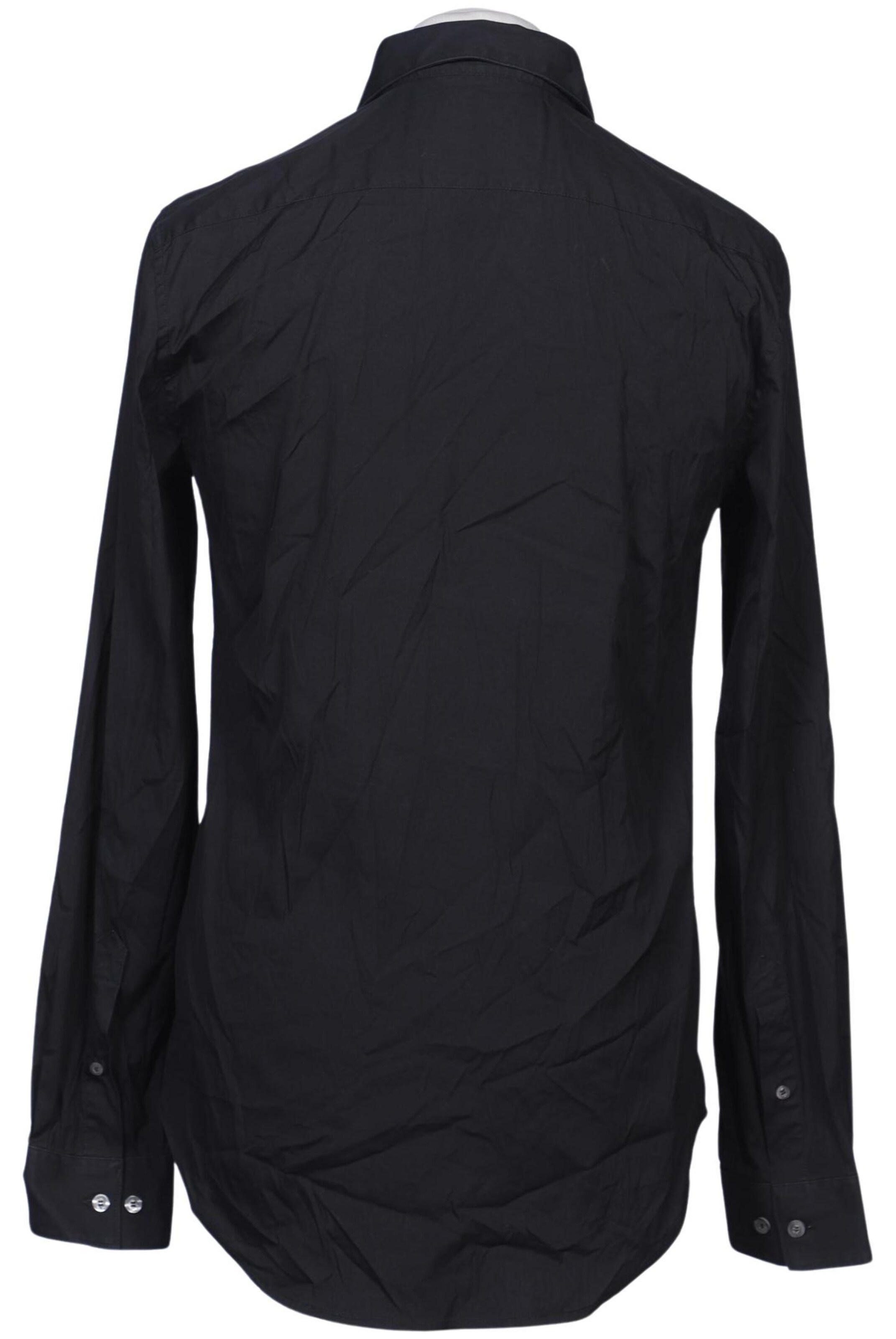 LACOSTE Button Up Shirt in M in Black