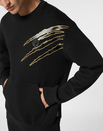 Plein Sport Sweatshirt 'Scratch' in Black