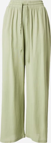 VILA Regular Bukse 'PRICIL' i grønn: forside