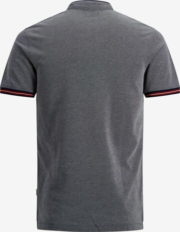 JACK & JONES Poloshirt 'WIN MAO' in Grau