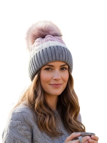Kumixi Mütze 'Bommelmütze' in Pink