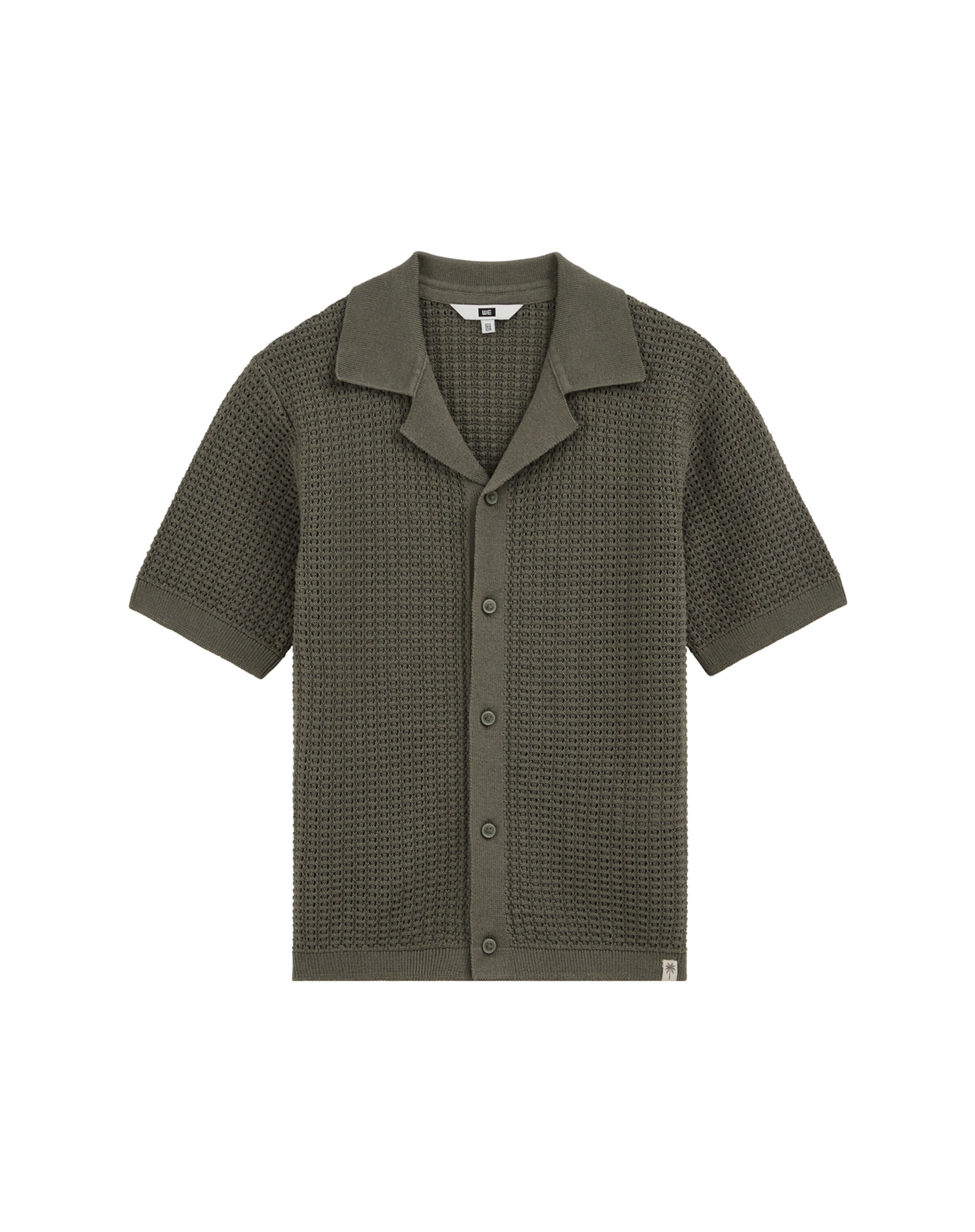WE Fashion Strickjacke in Grün: Vorderseite