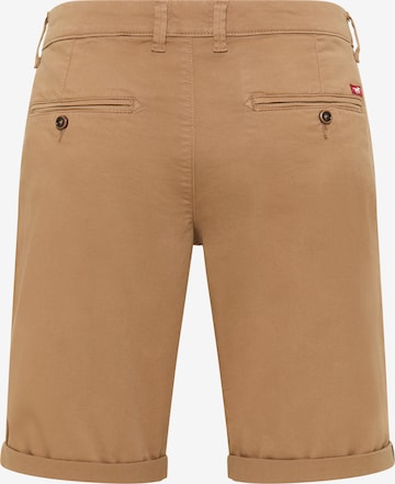 MUSTANG Regular Chino Pants in Brown