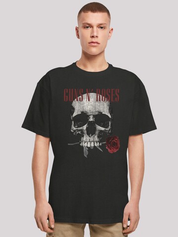 F4NT4STIC Shirt 'Guns 'n' Roses' in Black: front