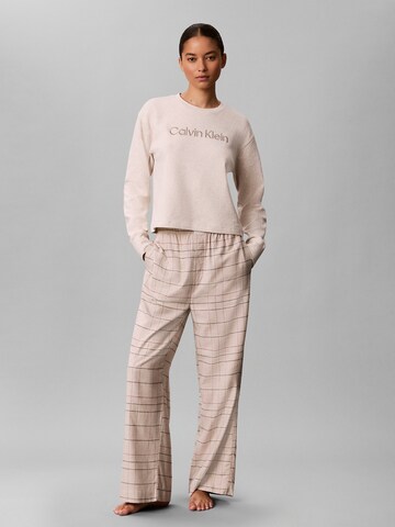 Calvin Klein Pyjamabroek in Beige