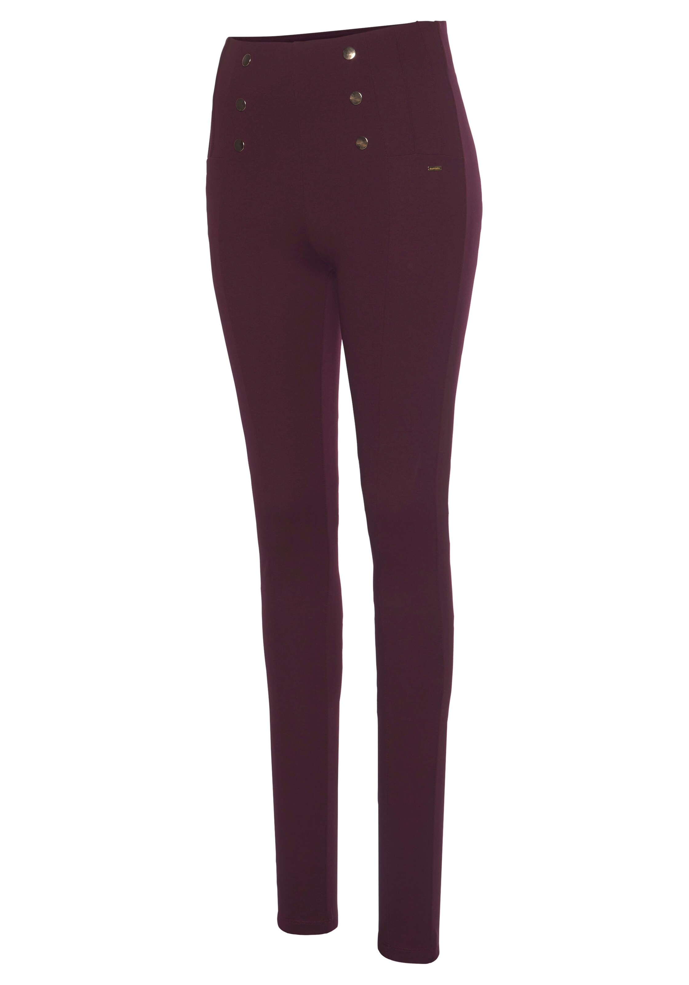 LASCANA Скинни Леггинсы в Красный