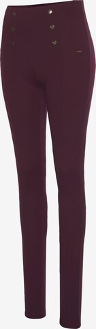 Skinny Leggings di LASCANA in rosso