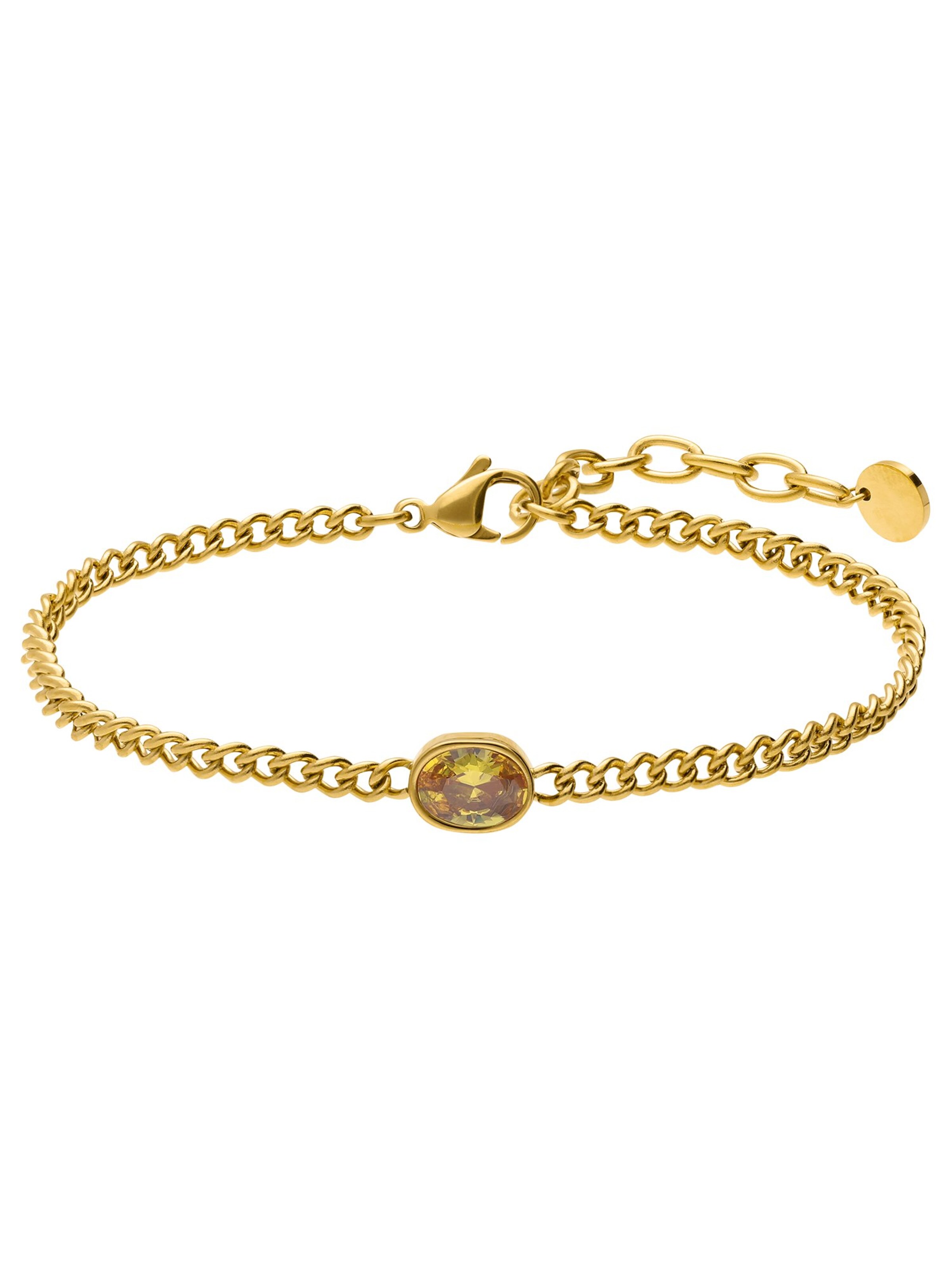 Lucardi Armband in Gold: Vorderseite