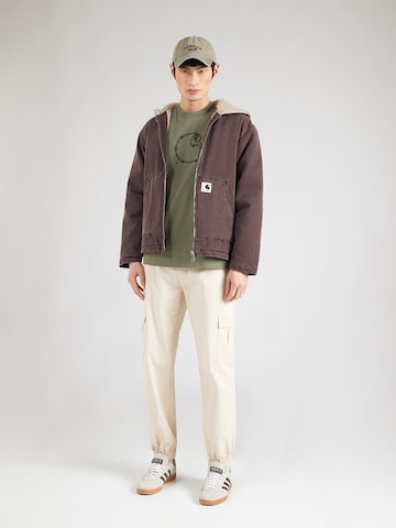 Carhartt WIP Tričko 'Barbwire' – zelená