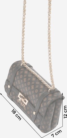 GUESS - Mala de ombro 'EMILEE MINI' em castanho