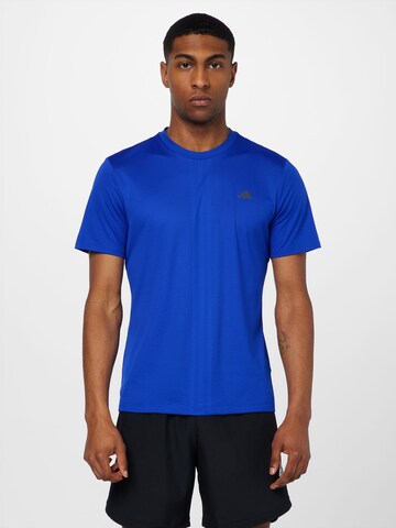 T-Shirt fonctionnel 'Hiit Engineered' ADIDAS PERFORMANCE en bleu : devant