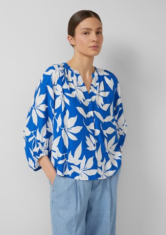 s.Oliver Blouse in Blauw: voorkant