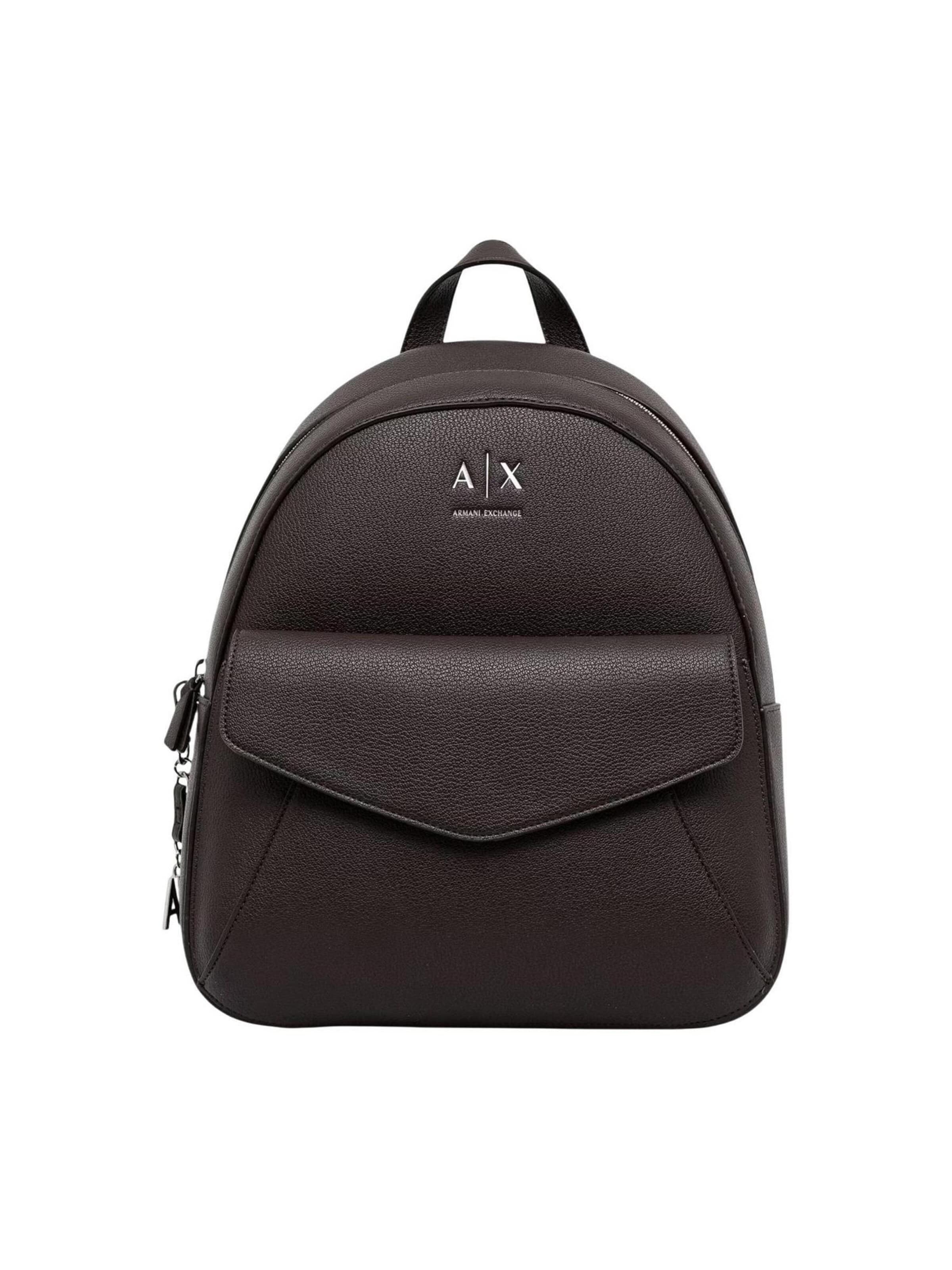 ARMANI EXCHANGE - Mochila 'XW003148 AF26569' en marrón: frente