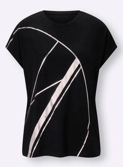heine Shirt in Silver grey / Black, Item view