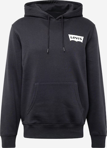 LEVI'S ® Sweatshirt 'Standard Graphic Hoodie' in Black: front