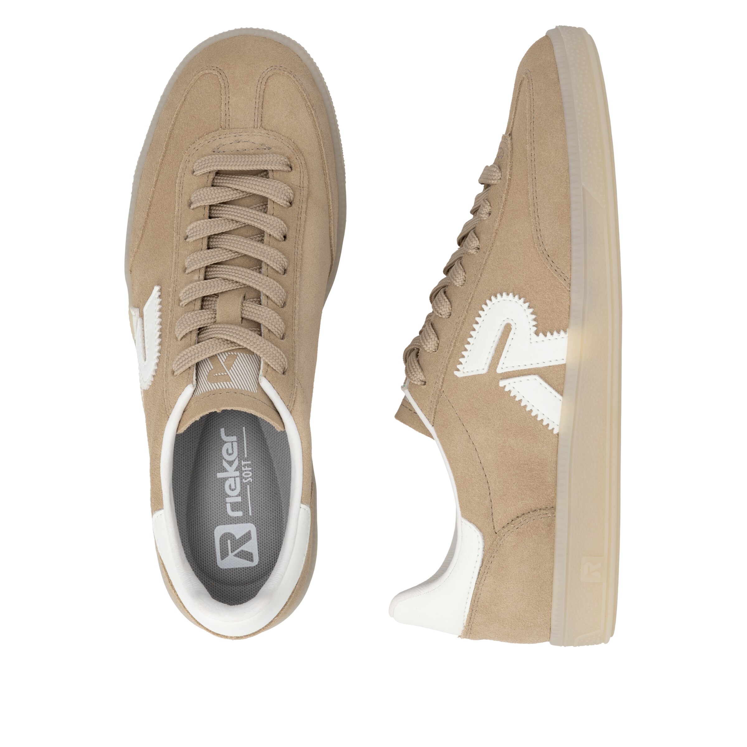 Baskets basses 'San Diego' Rieker Sport en beige