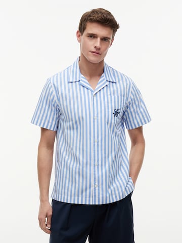 TOMMY HILFIGER Regular fit Πουκάμισο σε μπλε: μπροστά