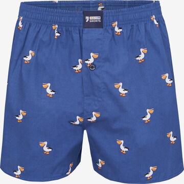 Happy Shorts Boxer ' Prints ' in Blau: predná strana