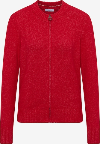 CECIL Strickjacke in Rot: Vorderseite