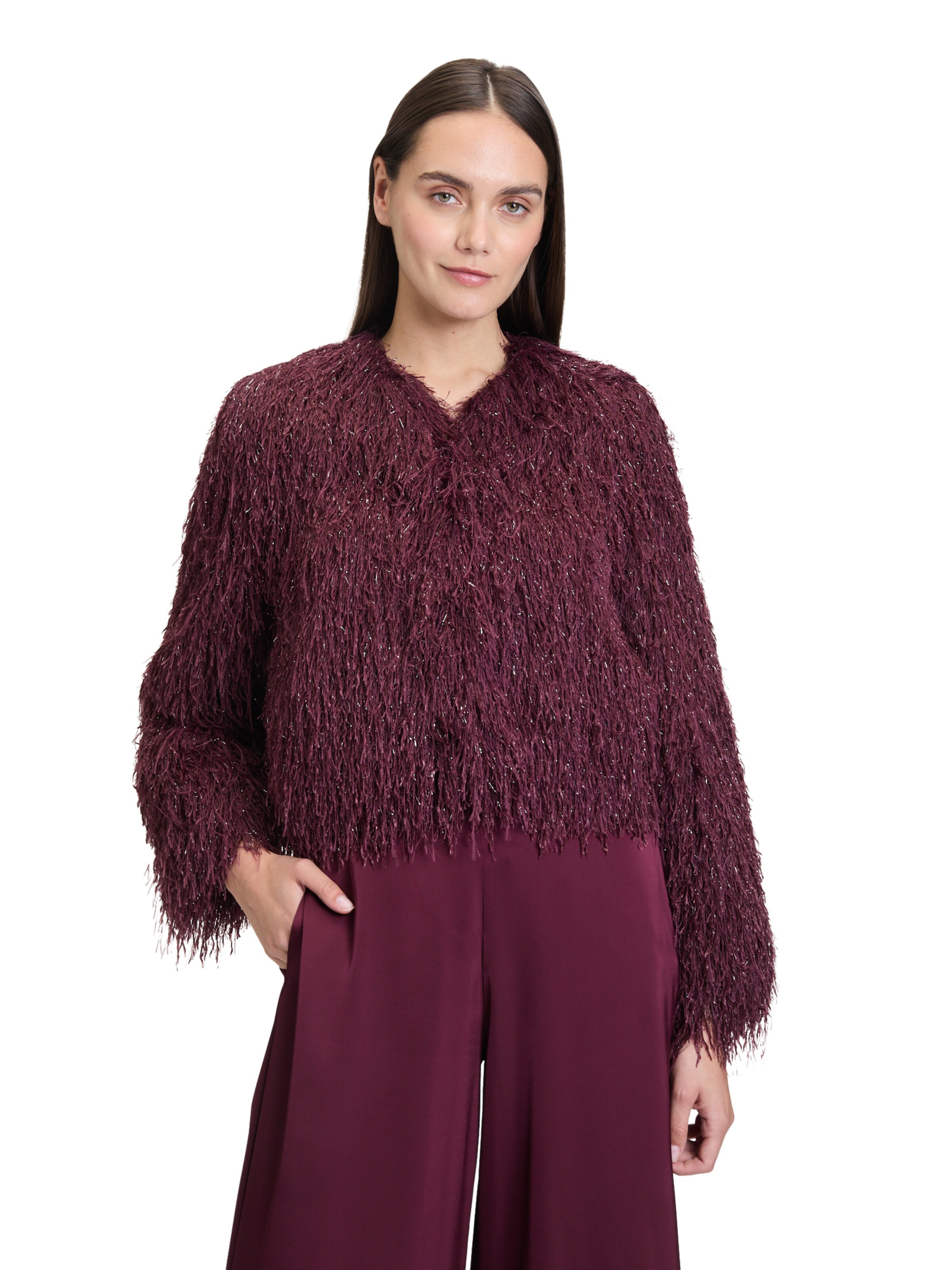 Veste mi-saison Vera Mont en rouge : devant