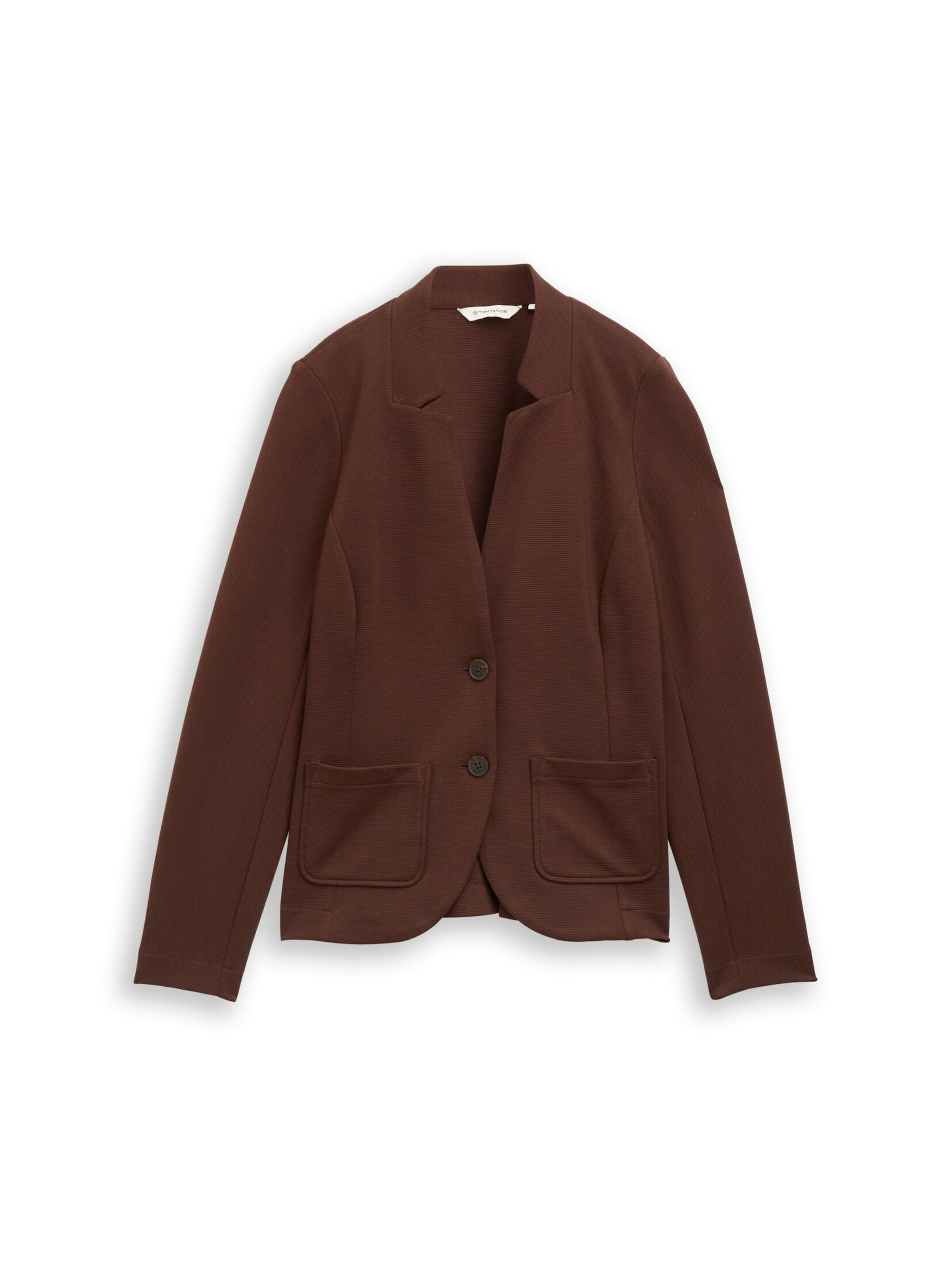 TOM TAILOR Blazer in Brown: front