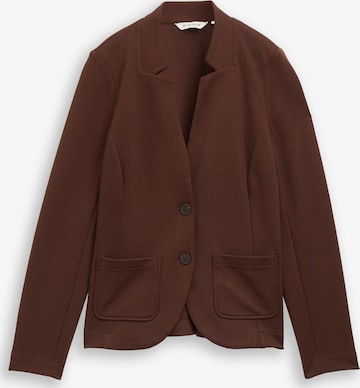 TOM TAILOR Blazer in Brown: front