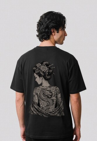 Mister Tee - Camiseta 'Sacred Skin' en negro: frente