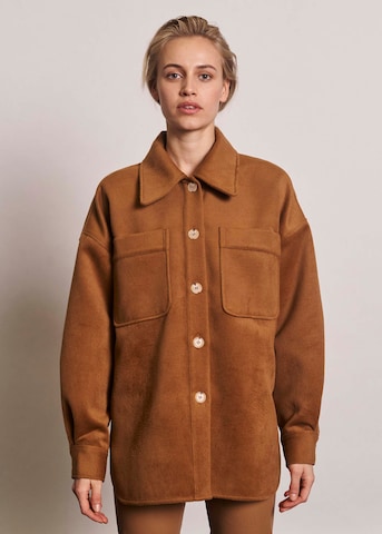 NORR Between-Season Jacket 'Helia' in Brown: front