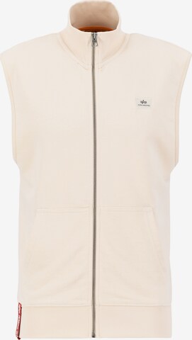 ALPHA INDUSTRIES Vest 'X-Fit' i beige: forside