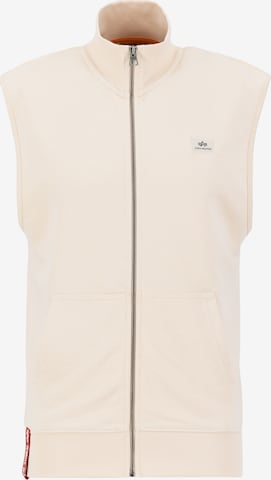 ALPHA INDUSTRIES Väst 'X-Fit' i beige: framsida