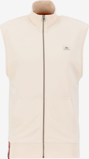 ALPHA INDUSTRIES Vest 'X-Fit' i ecru, Produktvisning