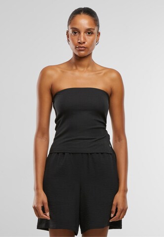 Urban Classics Top in Schwarz: Vorderseite