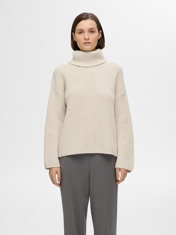 SELECTED Sweater 'Sefika' in Beige: front
