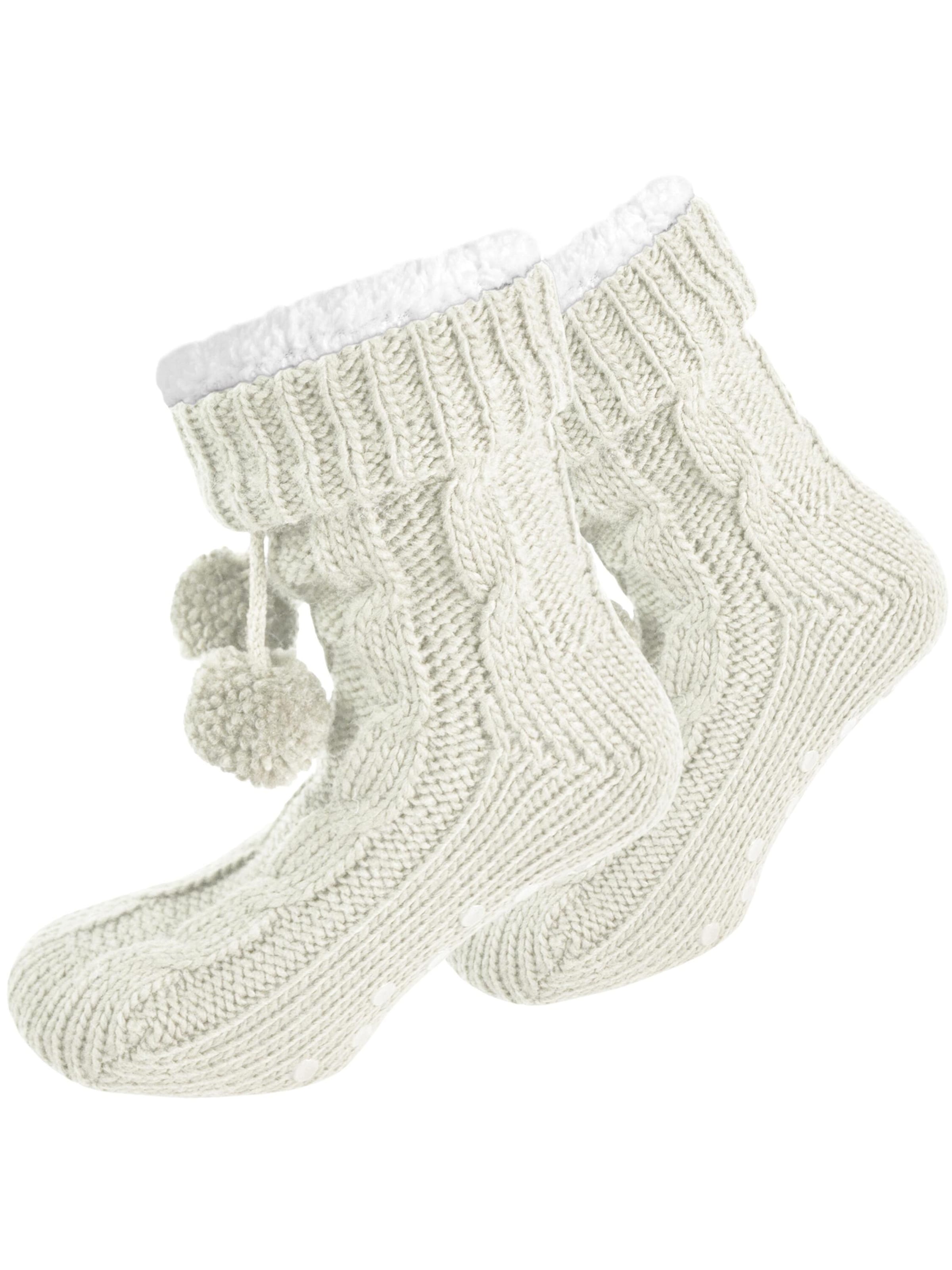 normani Socks in White: front