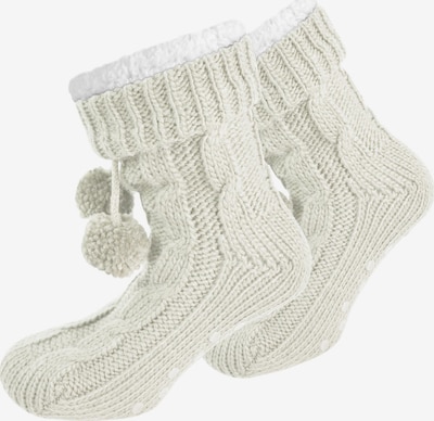 normani Socken in weiß / wollweiß, Produktansicht