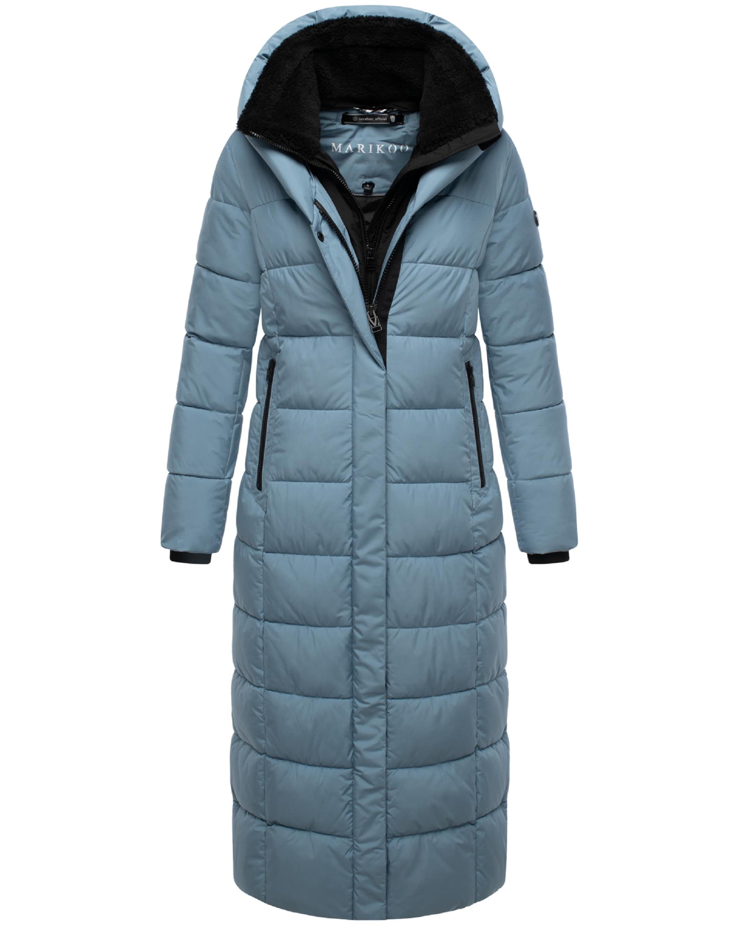 MARIKOO Winter Coat 'Pakoraa 16' in Blue