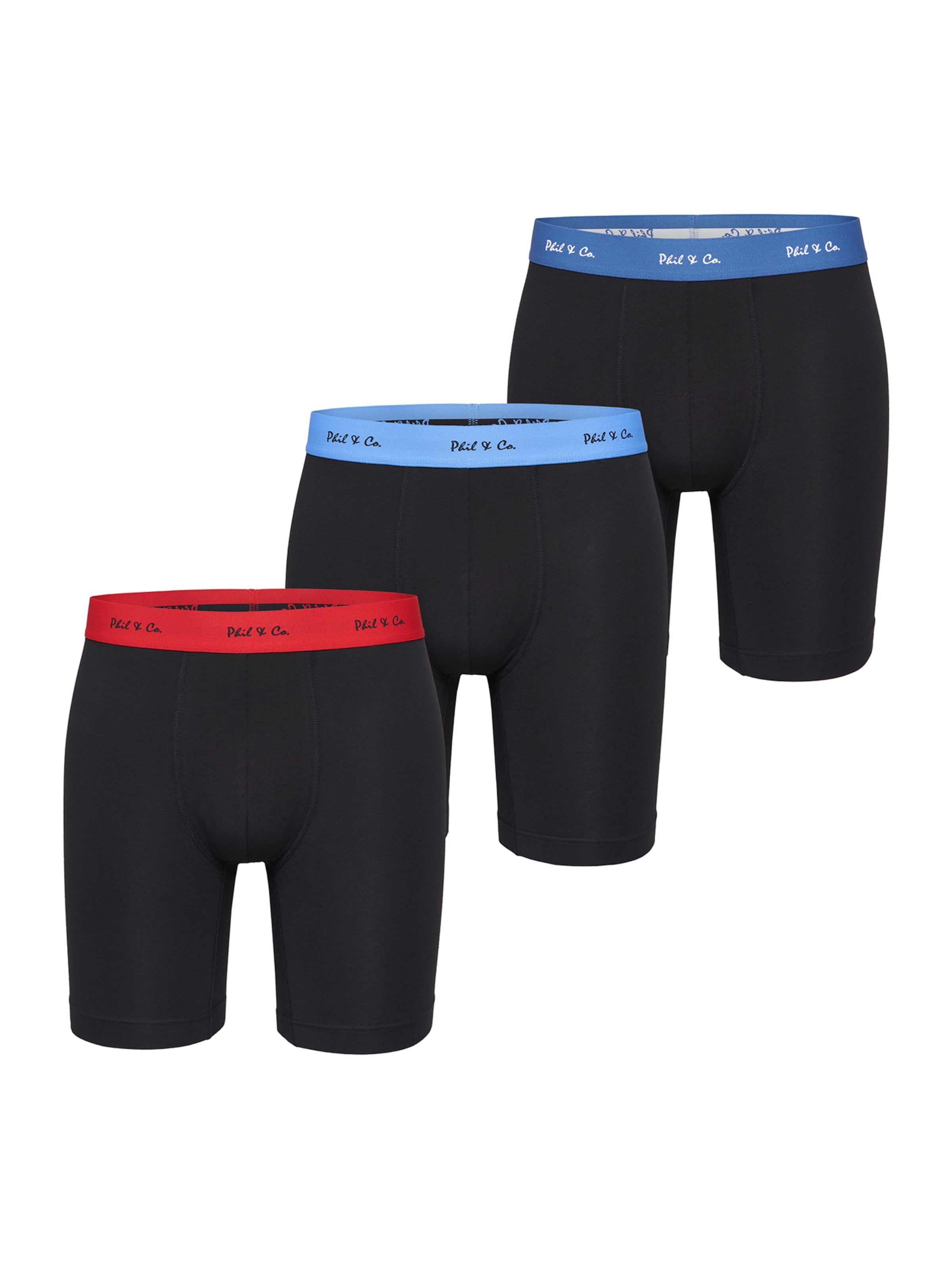 Phil & Co. Berlin - Calzoncillo boxer en negro: frente