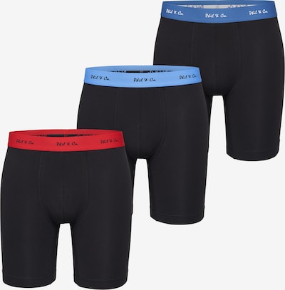Phil & Co. Berlin Boxershorts in de kleur Blauw / Rood / Zwart / Wit, Productweergave