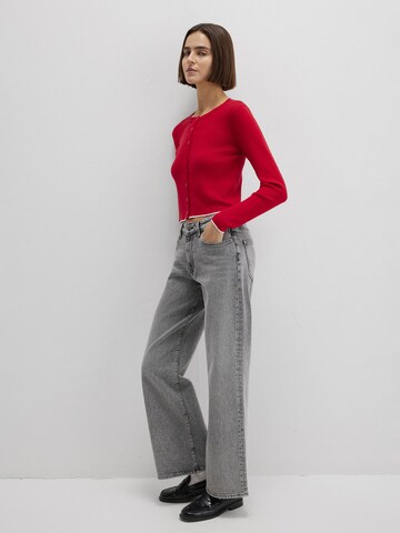 Mavi Knit Cardigan in Red