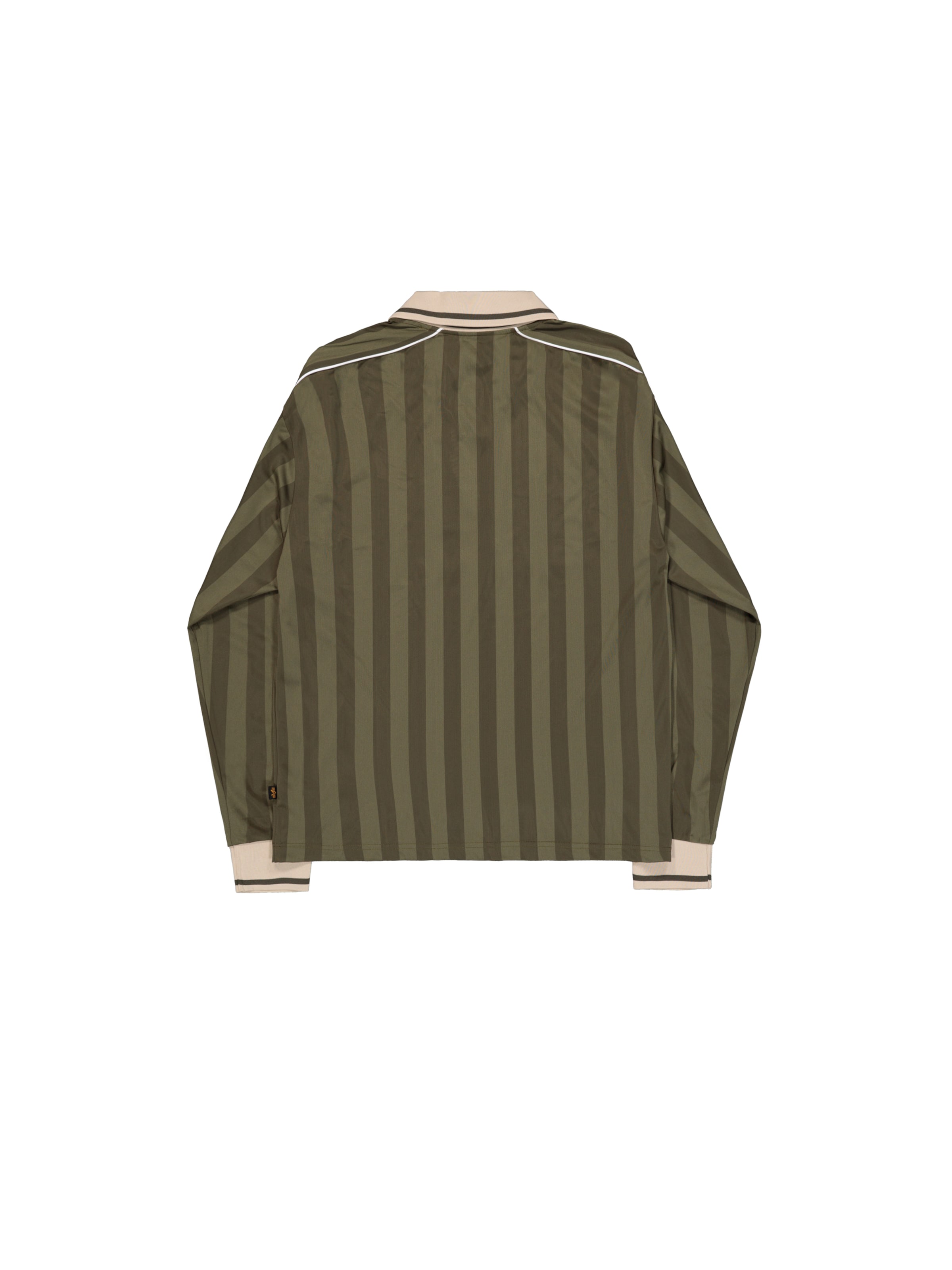 ALPHA INDUSTRIES Poloshirt in Grün: Rückseite
