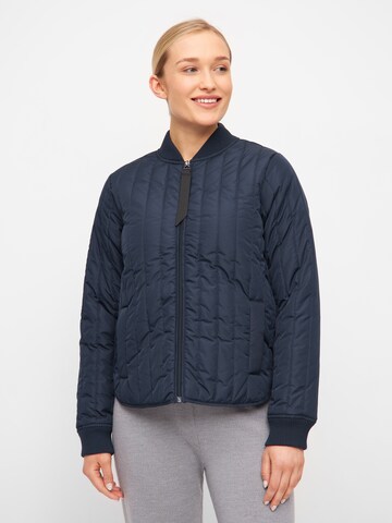 basic apparel Between-Season Jacket in Blue: front