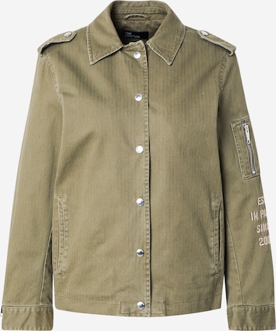 Demisezoninė striukė iš The Kooples, spalva – nebalintos drobės spalva / rusvai žalia / juoda, Prekių apžvalga