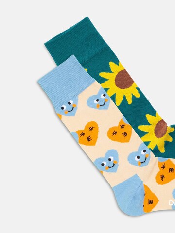 DillySocks Sokker 'Sunflower Smiles' i blandingsfarvet
