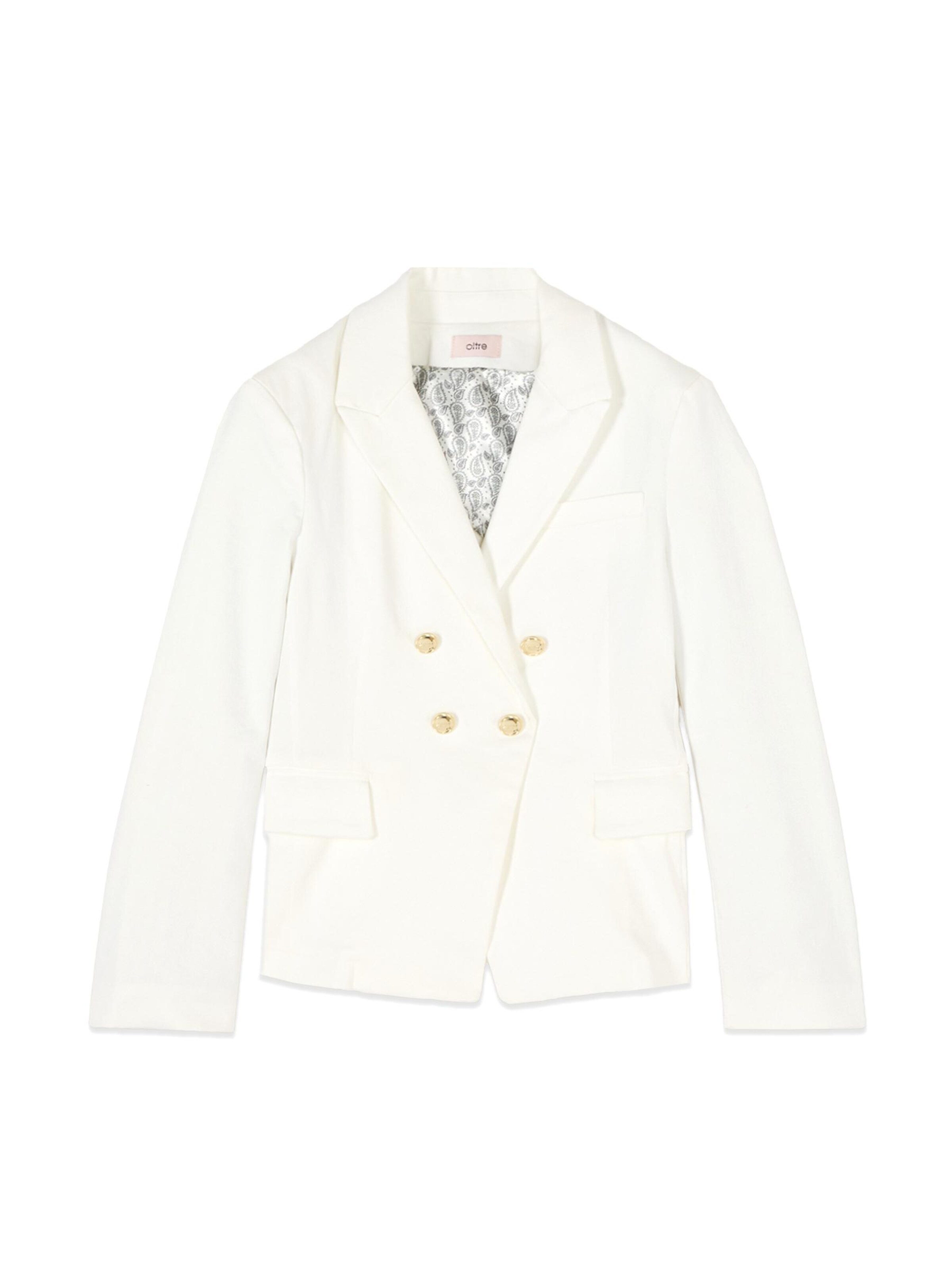 oltre Blazer in White: front