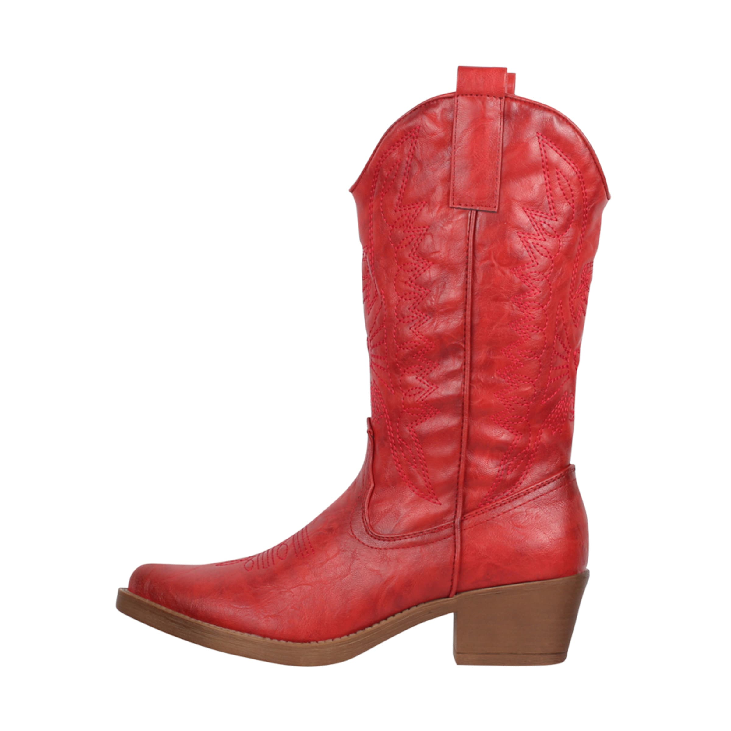 Elara Comwboystøvler i rød