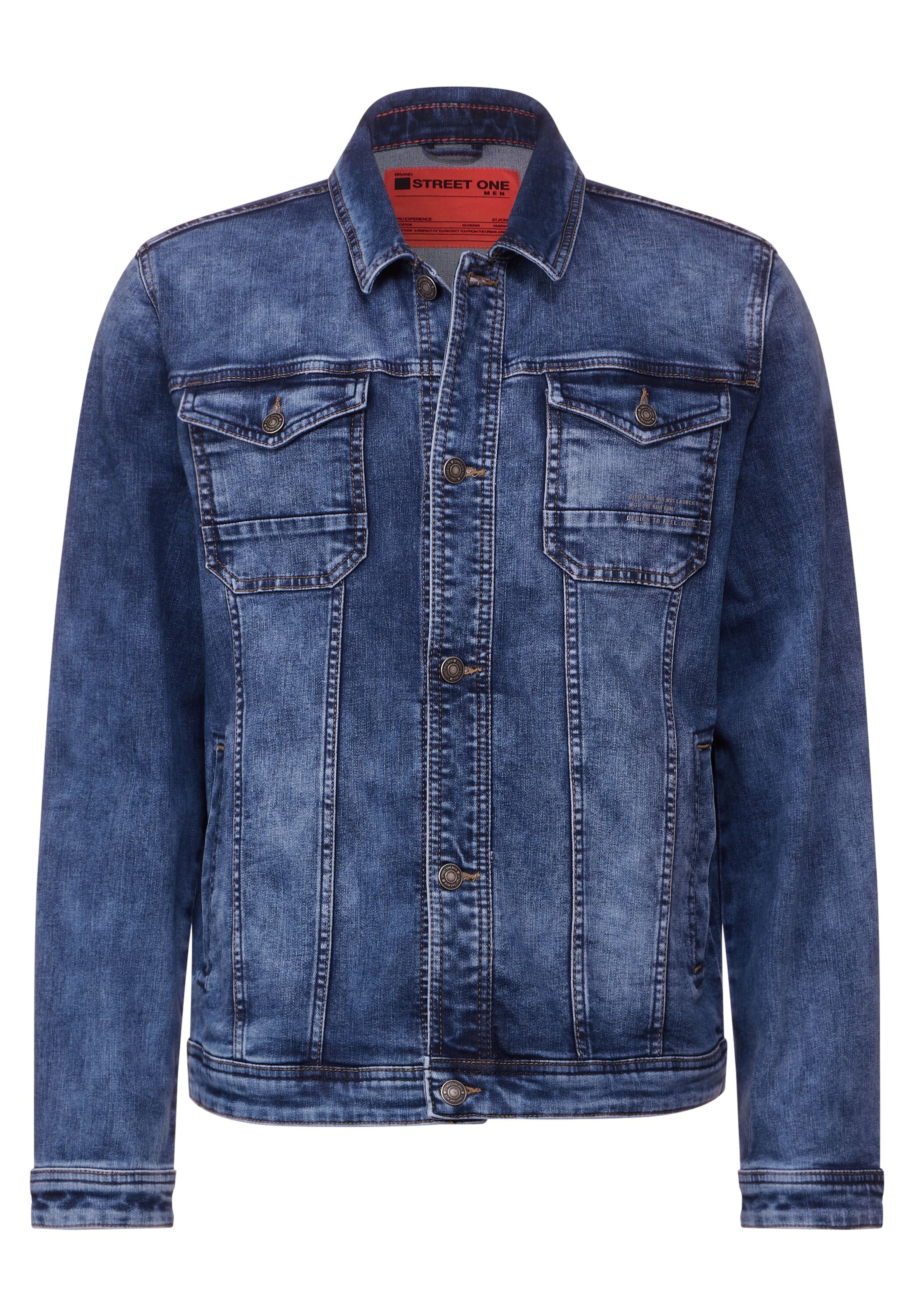 Street One MEN Jacke in Blau: Vorderseite