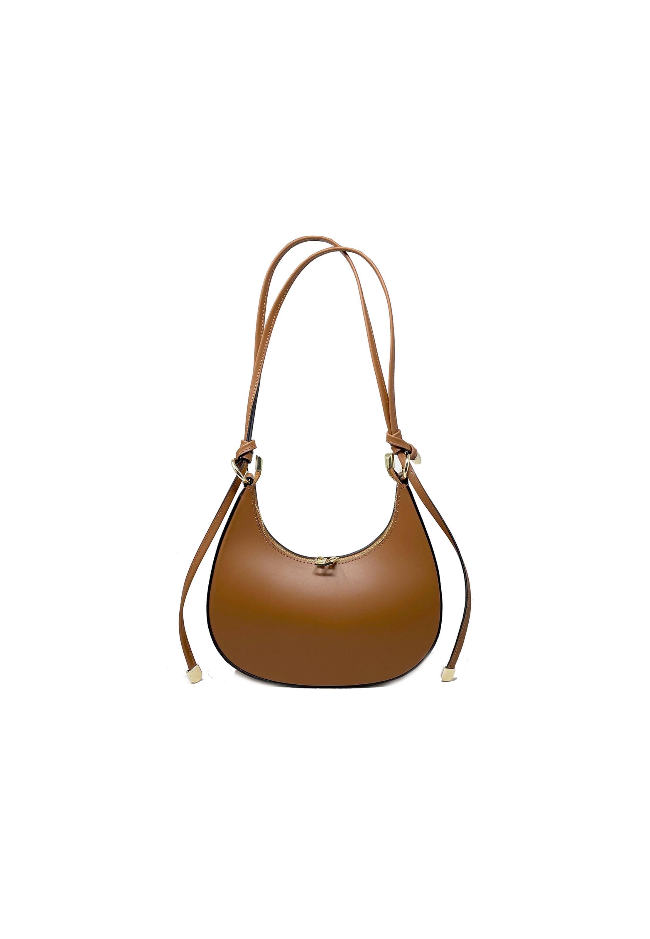 CHICCA BORSE Crossbody Bag in Brown: front