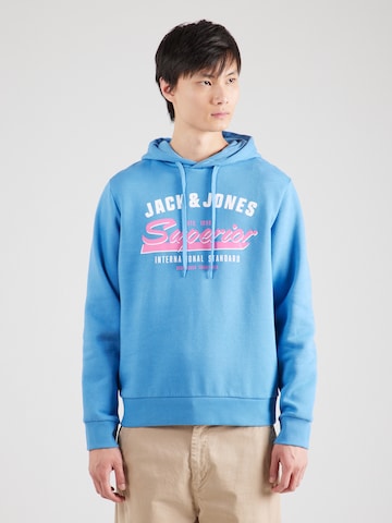 JACK & JONES Sweatshirt in Blue: front