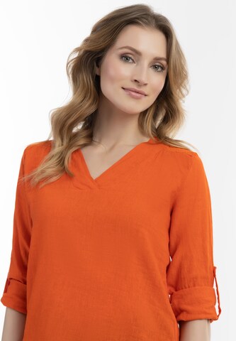 Usha - Blusa em laranja